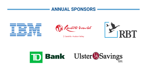 Annual Sponsors: IBM, Resorts World, RBT, TD Bank, Ulster Savings